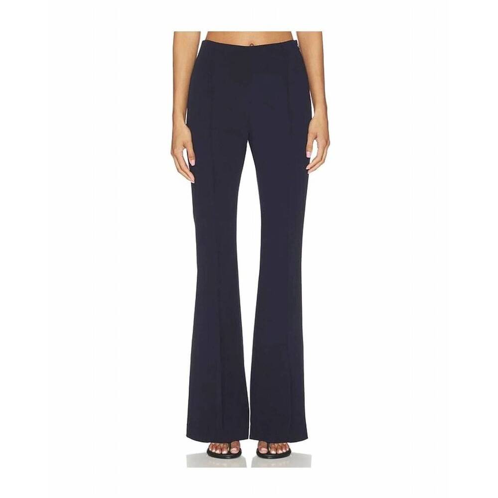 NEW SMYTHE pintuck flare pant in navy blue